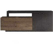 Vente-unique - Buffet 2 puertas y 3 cajones L200 cm - journey