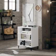 Asupermall - Furniture Limited - Aparador de madera contrachapada blanco