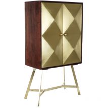 Fijalo - Aparador Mango Acacia 84X43X156,5 Marron Oscuro MB183454