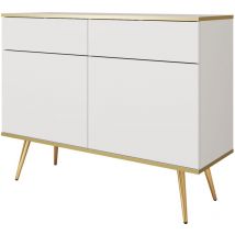 Azura Home Design - Aparador oro Blanco 107 cm