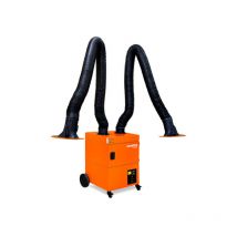 Kemper - Aparato de aspiración móvil ProfiMaster para humos de soldadura con dos brazos robustos Brazo 3 m versión con manguera