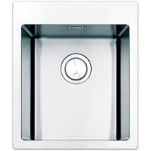 Apell Lnp40f Serie Linear Plus Lavello Inox Spazzolato Da Incasso Flat Montato Su Piano Rettangolare 1 Vasca 40,2x51cm