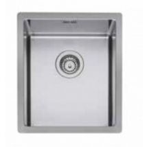 Apell - LNR38FSFR Serie Radius R12 Lavello Acciaio Inox Spazzolato da Incasso 1 Vasca 38x40cm