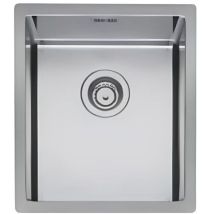 Apell Sz38fsfr Lavello Da Incasso 1 Vasca Sottopiano Filotop Sopratop 38x44 Cm Acciaio Inox Spazzolato Colore Acciaio