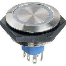 Apem - AV57022000084BK AV57022000084BK Vandalismusgeschützter Drucktaster 30 v/dc 1 a 1 x Aus/(Ein) ta