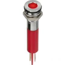 APEM Q8F1CXXR24E Voyant de signalisation LED rouge Flush 8 mcd