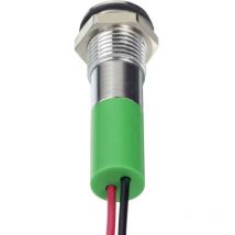 Apem - Q8F3CXXG12E Voyant de signalisation led vert Flush 6 mcd