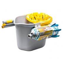 Apex - secchio mop lava pavimento in set • pp lt 12 + mop + manico cm 120
