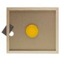 Apiscampo in plastica a 2 uscite su tavoletta per arnia da 8 telaini made in italy