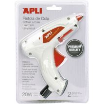 Pistola termica Apli 16668 Premium – 20W – 2 aste di colla – Utensileria