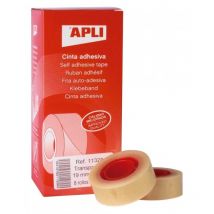 Apli ruban adhésif transparent 33mx19mm paquet -8u-