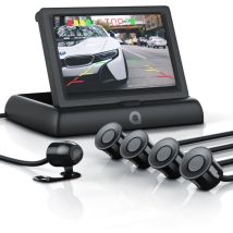 Aplic - Rückfahrkamera, Einparkhilfe Mit 4x Parksensoren, Kamera & 4,3' Monitor Mit Nachtsicht