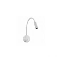 Aplique 3w 4000k 285lm Edgar Blanco 40x7x19 Cm con interruptor, Articulable y Orientable