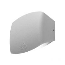 Aplique abram 1xR7s 3,5W con pulsador cct (3colores) IP55 resina blanca