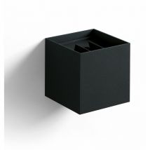 Aplique beam IP65 led cob 2x3W 345lm(300lm) CRI80 3000K 105o up-down Negro