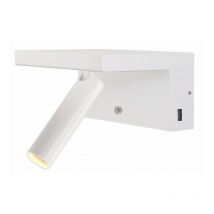 Aplique Beneito Faure BEAM BLANCO 5W 2700K USB regulable 3958-N