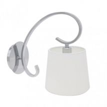 Applicare Schermo Bogota 1xe14 Chrome Bianco 25x15x28 Cm