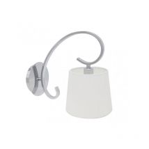 Senko - Aplique bogota 1xe14 cromo pantalla blanca 25x15x28 cm
