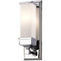 Elstead Cambridge 1 ljus badrumsvägglampa polerad krom IP44, G9
