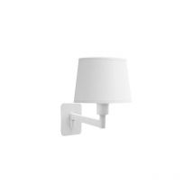Aplique cueza 1xe14 blanco/blanco 24x15x28cm