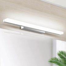 Aplique de espejo led Ulisem de 40 cm con 700LM, 8W, 6000K para el baño. Resistente al agua con grado de protección IP44, color blanco neutro.