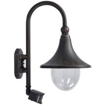 Lámpara de pared exterior 'Daphne' en Negro Aluminio - Lindby