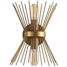 Aplique de pared de metal H33 cm - kirpi