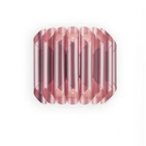 Aplique de pared en metal rosa 32 x 16 x 30h