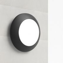 Aplique De Pared Exterior Fumagalli bertina' - GX53 - 3W - cct - Negro