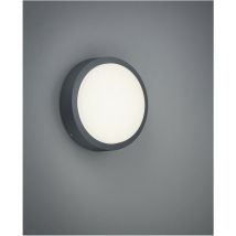 Trio - Breg Plafón para exterior Antracita IP54 Ø20 cm Lighting