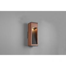 Aplique de Exterior Rectangular Canning GU10 Madera Natural IP54 Trio Lighting