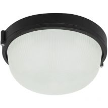 Gartenwandleuchte E27 IP44 Schwarz ohne Leuchtmittel [BO-132-N]