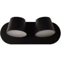 Aplique De Pared led Doble 'KOP-2' Orientable 12W - Negro