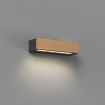 Faro Barcelona - Aplique de pared madera lako 71898