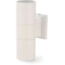 Aplique de Pared Tube Blanco ii 2XGU10 IP54 - Iluminashop