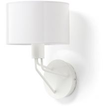 Novolux - Aplique diagonal E27 13W Blanco Blanco sintético