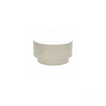 Appliquer Double Smile 1xe27 Gris Ciment 17x30x15 Cm