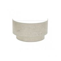 Senko - Aplique color Cemento Gris modelo Doble Smile 1xE27 fabrilamp