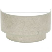 Aplique Doble Smile 1xe27 Cemento Gris 17x30x15 Cm