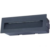 Lámpara de pared exterior 'Loya' en Negro Aluminio - Lucande