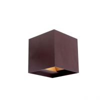 Aplique exter. 13,6x10x11,7cm led 5w 4000k ip54 met acero co