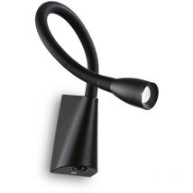 Ideal Lux - Goose - Lámparas de lectura led 1 luz Negra