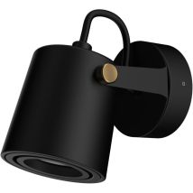 Sulion - Aplique de pared orientable en color negro