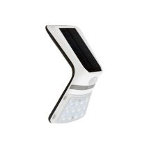 Aplique ilumin solar 1,5w 220lm 4000k ip65 ext. par polic bl