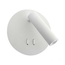 Ledbox - Aplique Led artnos Ø140mm, 3+5W, blanco, Blanco neutro