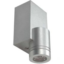 7h Dayron - Dayron - Aplique Led Descendente Pared 1W, Interior, Salón, Pasillo y Recibidor, Aluminio, Difusor Cristal, 1W Potencia, Flujo Luminoso