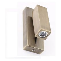 Electrobilsa - aplique led direccionable 3W 2700K 120o 230V cuero