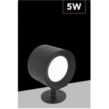 Trade Shop Traesio - Trade Shop - Lampada Parete Led Luce Fronte Retro Ricarica Usb 3 Colori Luce Orientabile Bd01-3c - Negro