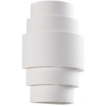 Lampenwelt - Lindby Lámpara de pared 'Marit' en Blanco Cerámica, Arcilla, Yeso