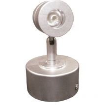 7h Dayron - Dayron - Aplique Led Orientable Descendente Pared 1W, Interior, Salón, Pasillo y Recibidor, Aluminio, Difusor Cristal, 1W Potencia, Flujo